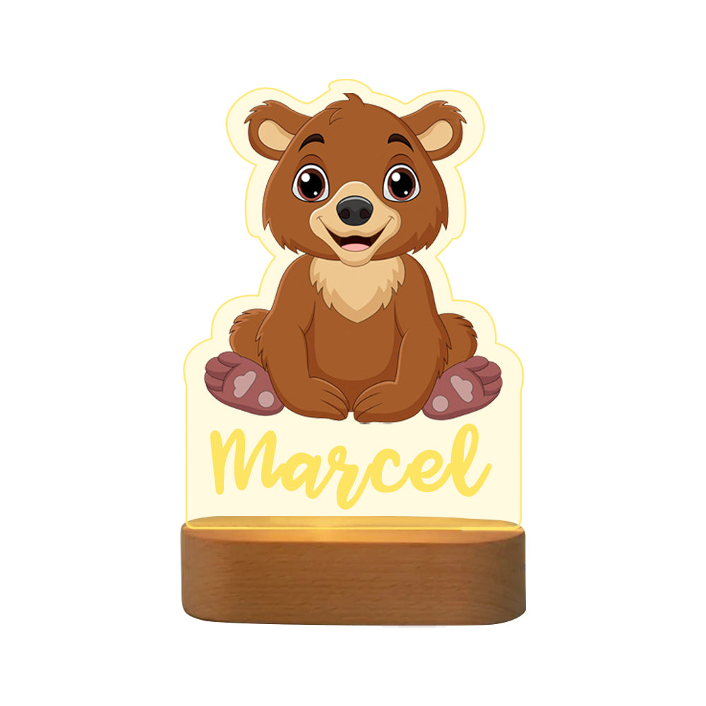 Nachttischlampe Babybär