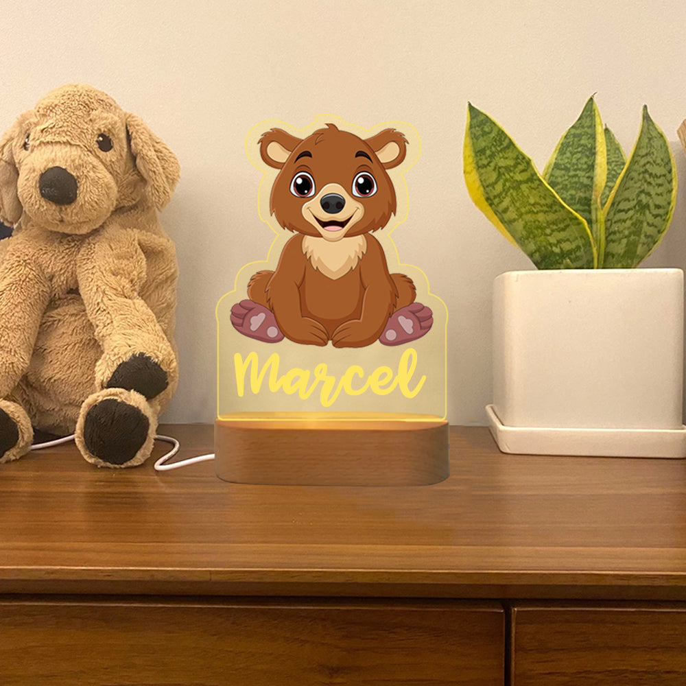 Nachttischlampe Babybär