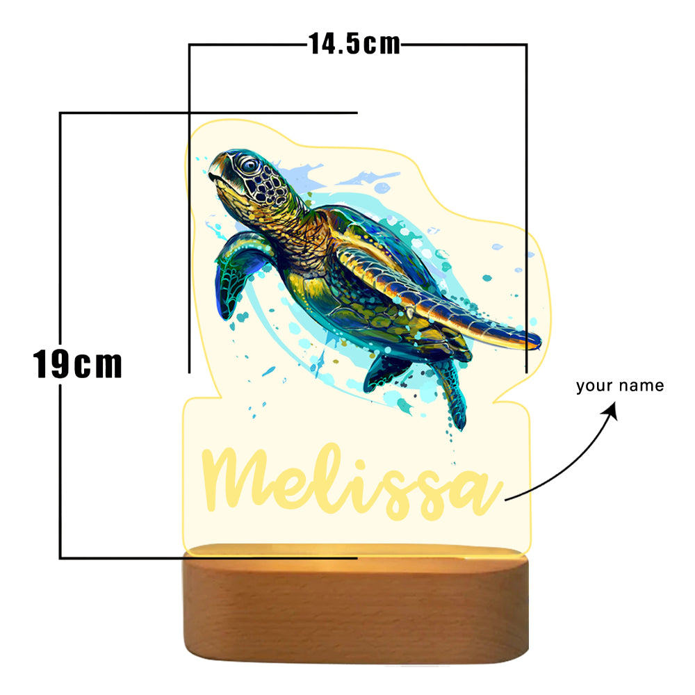 Nachttischlampe Schildkröte