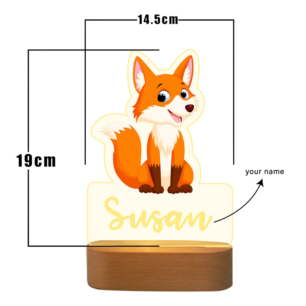 Nachttischlampe Fuchs