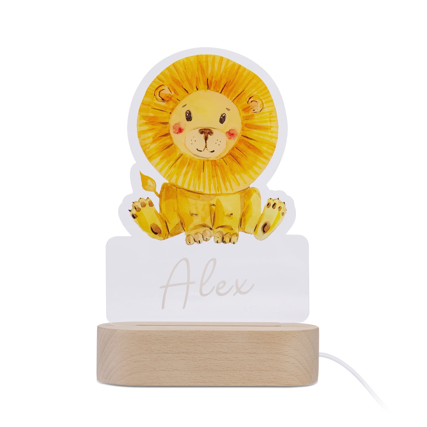 Nachttischlampe Löwe
