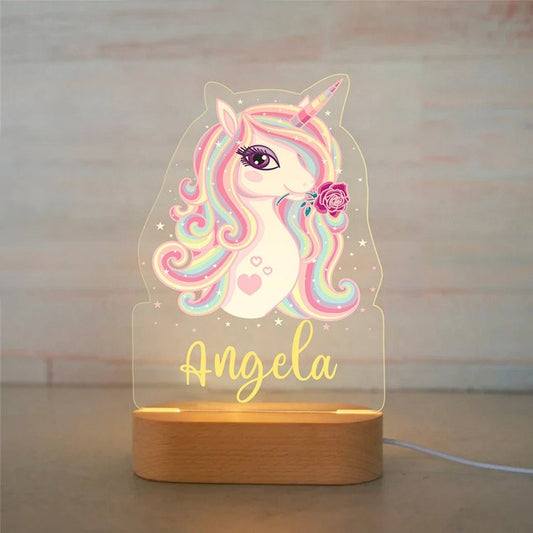 Nachttischlampe Einhorn