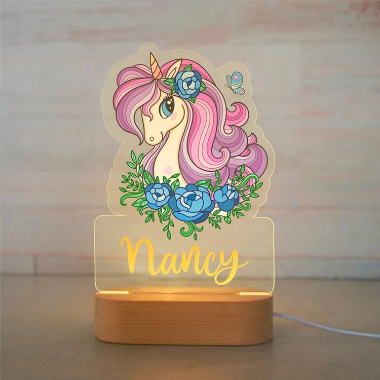 Nachttischlampe Einhorn Schönheit