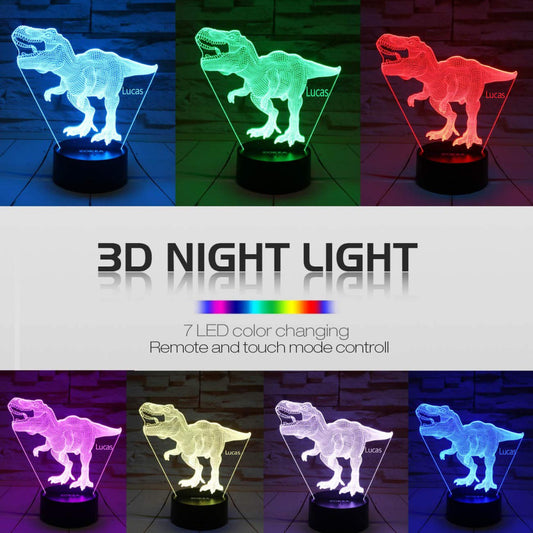 Nachttischlampe T-Rex