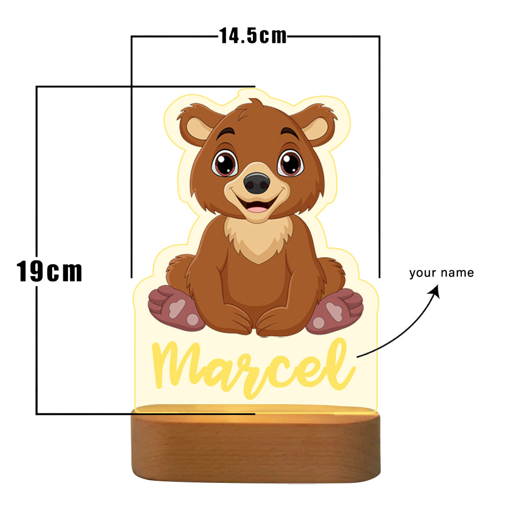 Nachttischlampe Babybär