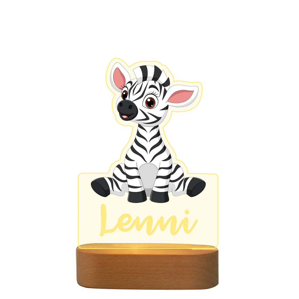 Nachttischlampe Zebra