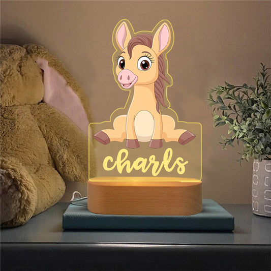 Nachttischlampe Pferd