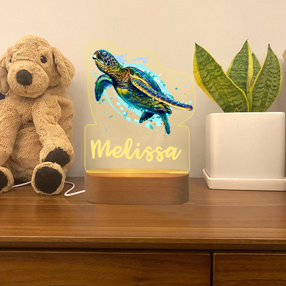 Nachttischlampe Schildkröte