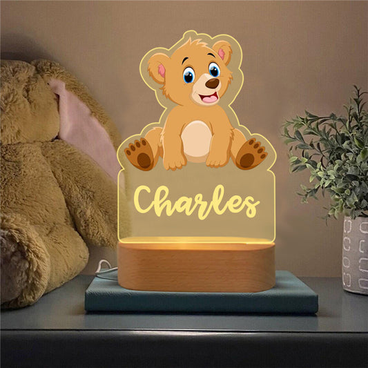 Nachttischlampe Bär