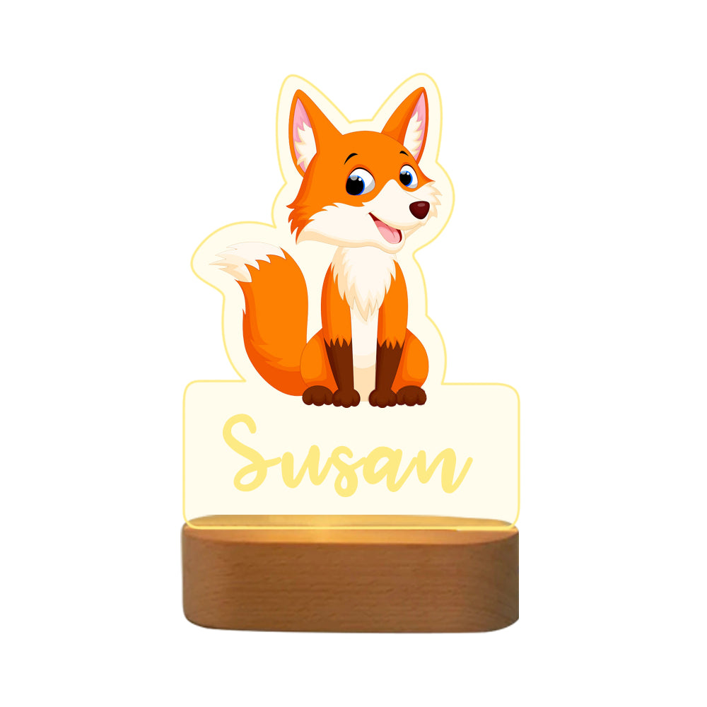 Nachttischlampe Fuchs
