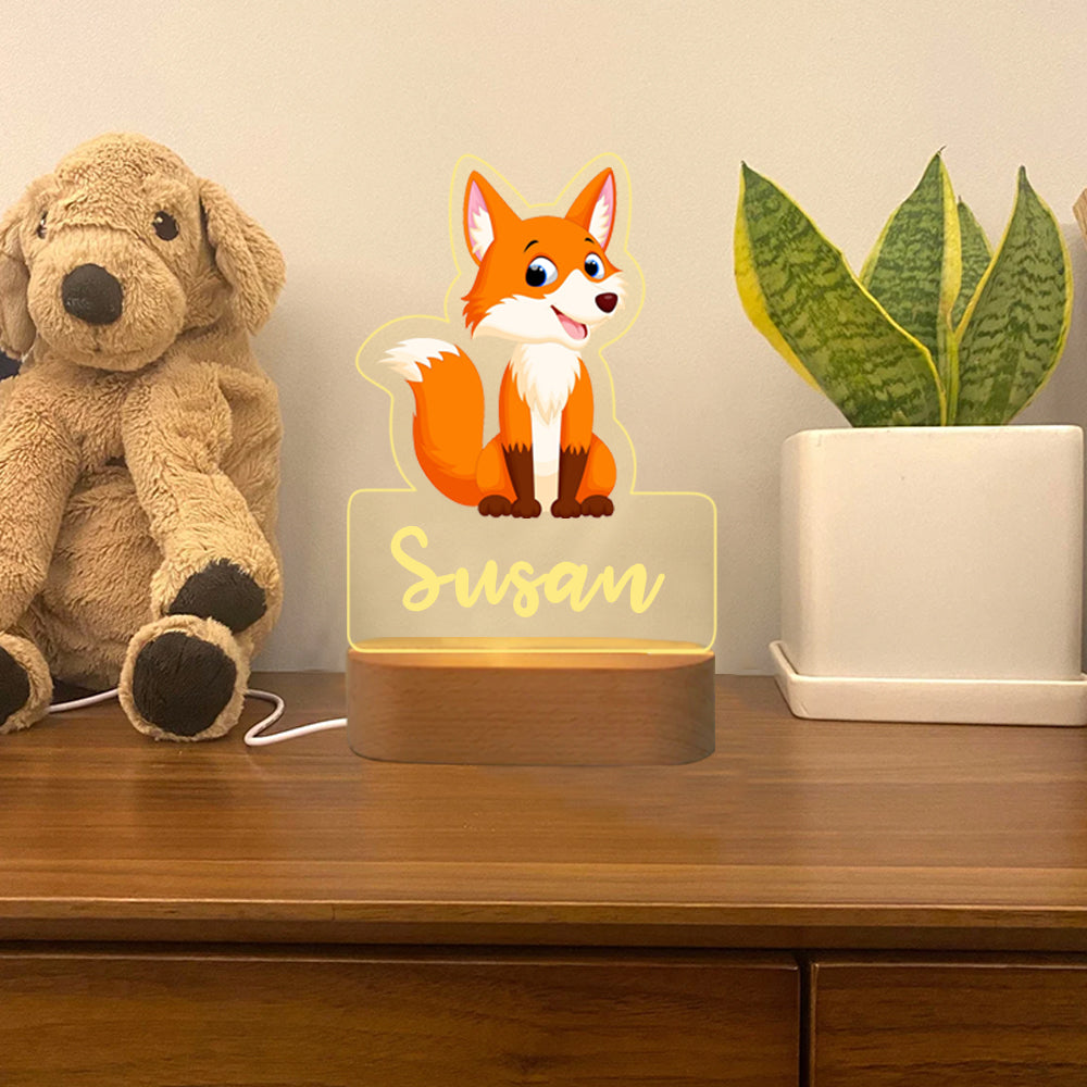 Nachttischlampe Fuchs