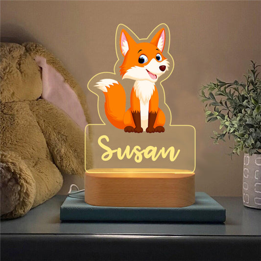 Nachttischlampe Fuchs