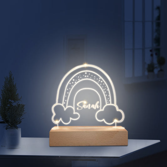 Nachttischlampe Bogen
